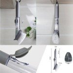 Eco-Friendly 2-in-1 Cleaning Brush with Soap Dispenser
