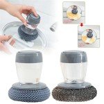 Eco-Friendly Automatic Soap Dispensing Kitchen Brush