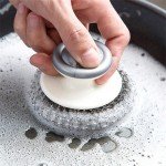 Eco-Friendly Stainless Steel Scrubbers with Handle