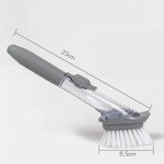 Eco-Friendly Refillable Kitchen Bowl Scrubber Brush
