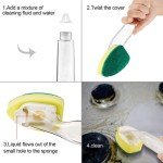 7-Pack Eco-Friendly Dish Wand Sponge Refills