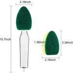 7-Pack Eco-Friendly Dish Wand Sponge Refills