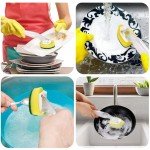 7-Pack Eco-Friendly Dish Wand Sponge Refills
