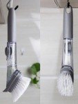 Eco-Friendly Refillable Kitchen Bowl Scrubber Tool