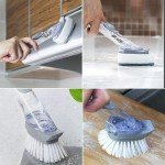Eco-Friendly Refillable Kitchen Bowl Scrubber Tool