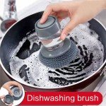 Eco-Friendly Palm Dispensing Dish Brush Tool