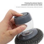 Eco-Friendly Soap Dispensing Palm Brush for Cleaning