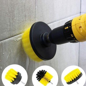 Eco-Friendly Drill Brush Cleaning Set for All Surfaces