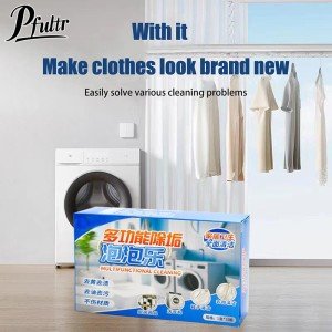 Eco-Friendly All-Purpose Stain Removal Effervescent Tablets