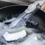 Eco-Friendly Long Handle Kitchen Cleaning Brush