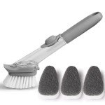 Eco-Friendly Long Handle Kitchen Cleaning Brush