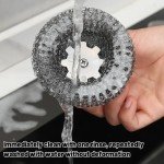 Eco-Friendly Stainless Steel Kitchen Pot Brush Set
