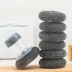 Eco-Friendly Steel Wire Cleaning Brush for Dishes