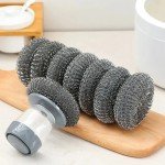 Eco-Friendly Steel Wire Cleaning Brush for Dishes