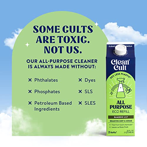 Eco-Friendly Bamboo Lily All-Purpose Cleaner Refills