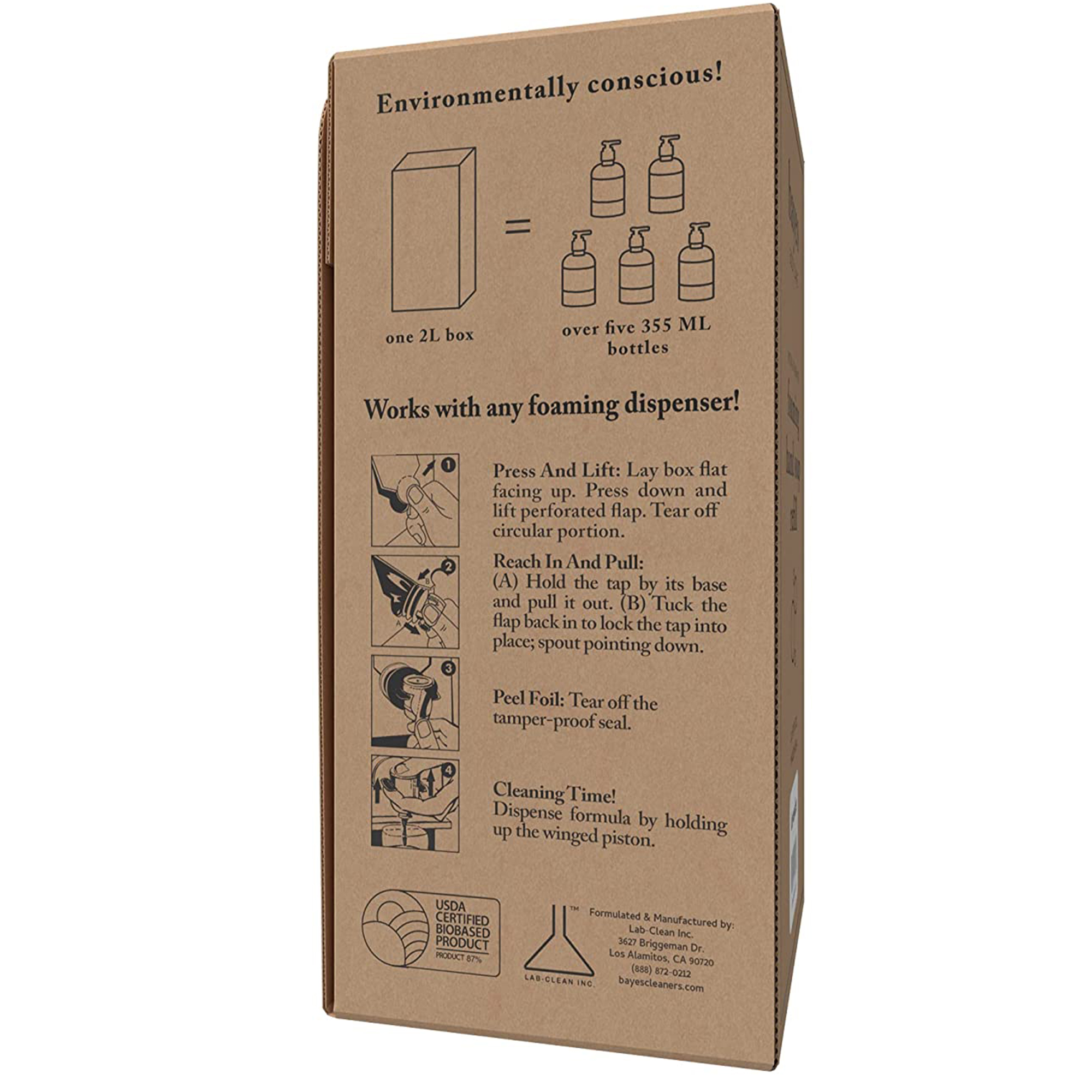 Eco-Friendly Rosemary Mint Hand Soap Refill (67 oz)