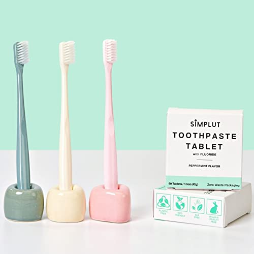 Eco-Friendly Fluoride Toothpaste Tablets, Peppermint (60 Pack)
