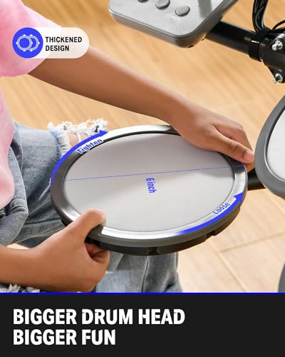 Donner DED-70 Electric Drum Set with 4 Mesh Pads