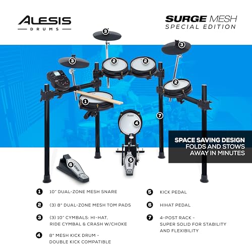 Alesis Surge Mesh SE Kit: Electric Drum Set