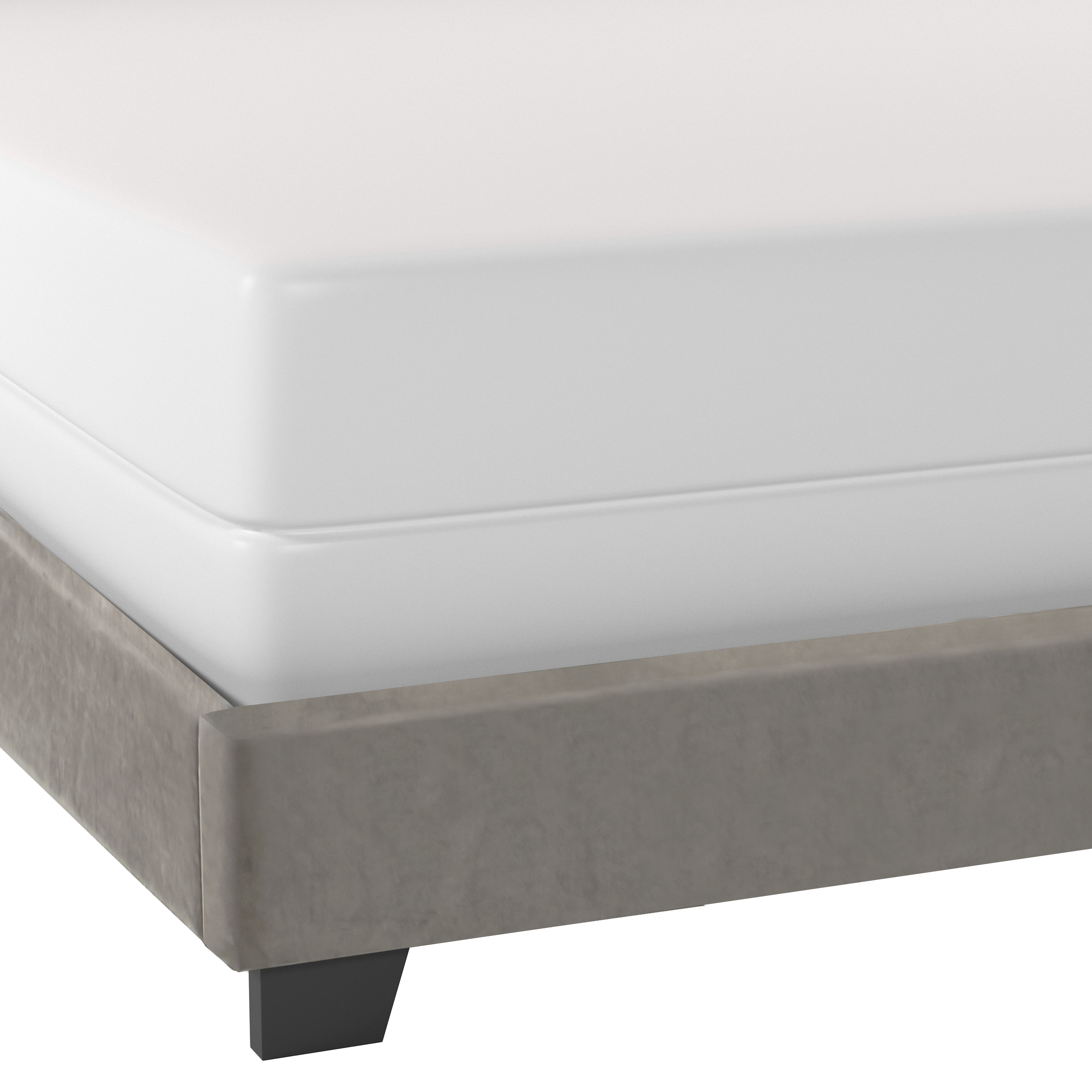 Hillsdale's Reece Channel Stitched Queen Bed in Grey