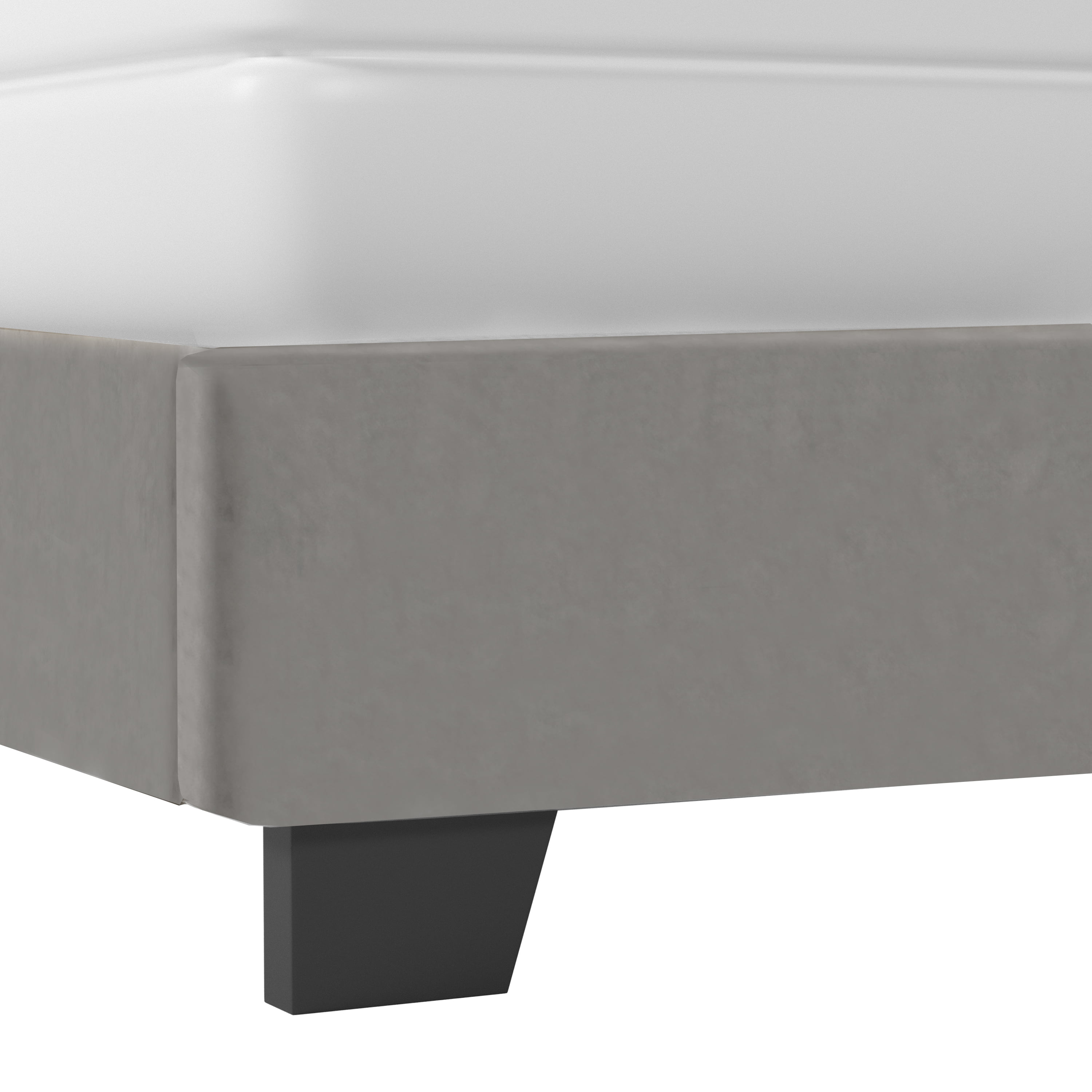 Hillsdale's Reece Channel Stitched Queen Bed in Grey