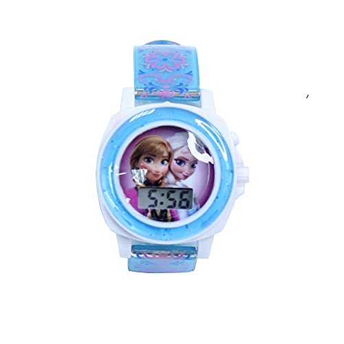 Disney Frozen Kid's FZN3588 Anna Elsa Blue Watch