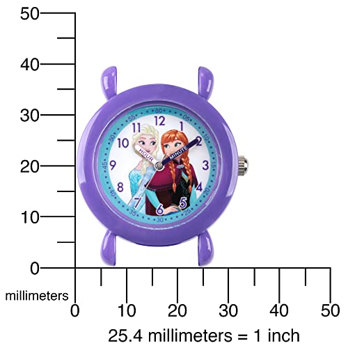 Disney Frozen Kids' Purple Silicone Strap Watch