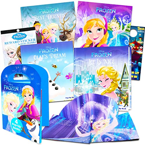 Frozen Pop Up Books Set: Bedtime Stories, Stickers