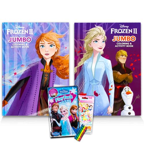 Frozen 2 Coloring Book Set + 100 Stickers