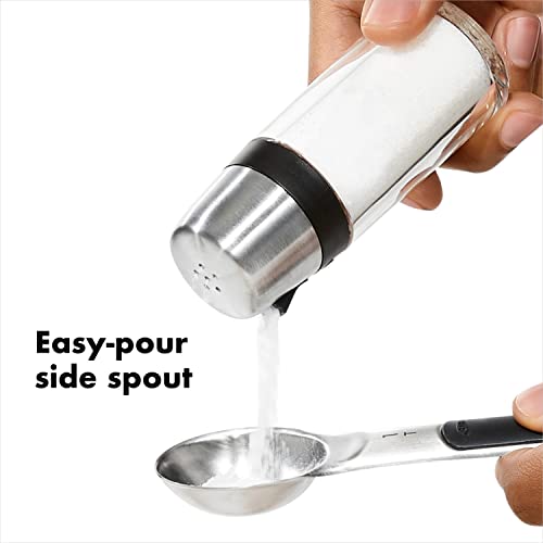 Clear Stainless Steel OXO Salt & Pepper Shaker