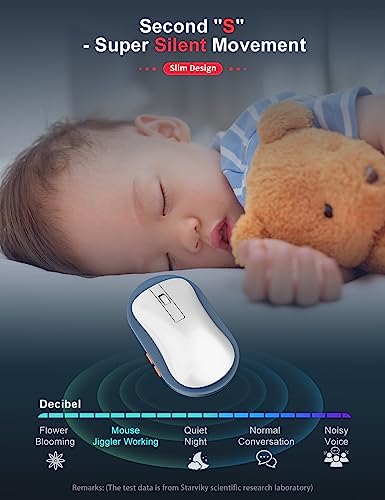STARVIKY Ultra-Slim Mouse Mover with Random Interval Timer