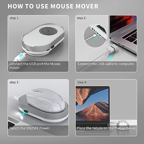 Jerryrun Mouse Jiggler: Keep PC Active with USB