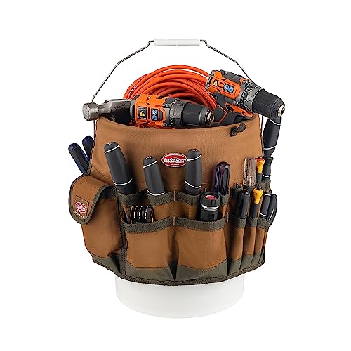 Bucket Boss Bucketeer Tool Organizer, Brown