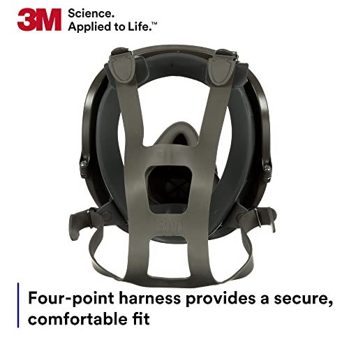 3M Full Face Respirator 6800, Large Lens