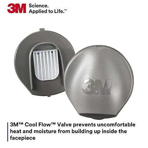3M Full Face Respirator 6800, Large Lens