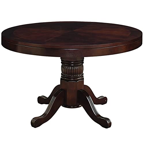 RAM Gameroom Black Round Poker Table