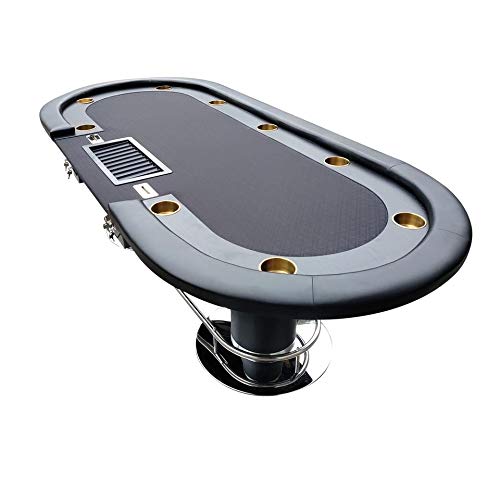 IDS Home Dark Knight Poker Table with Accessories