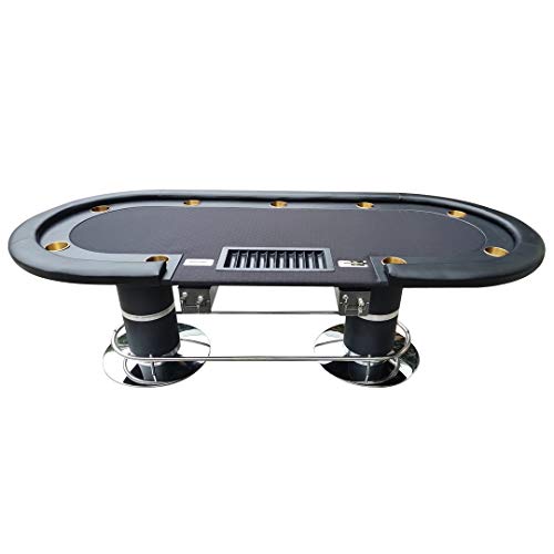IDS Home Dark Knight Poker Table with Accessories