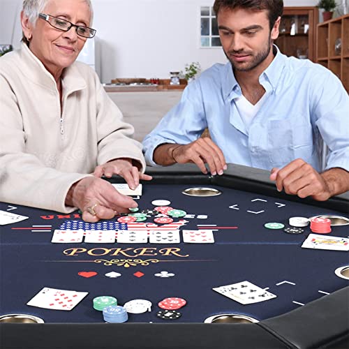 RayChee Poker Table: Octagonal Foldable Texas Holdem Table