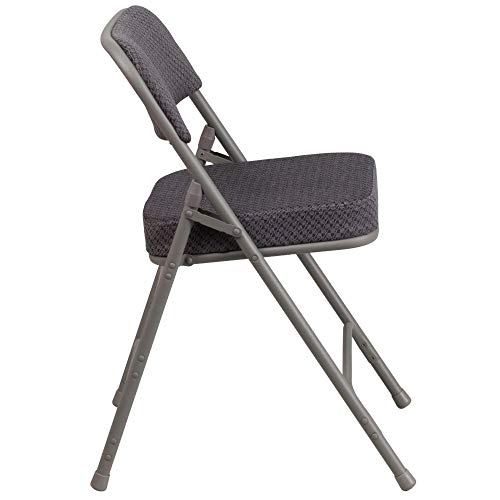 Flash Furniture 4 Pack Premium Curved Folding Chairs