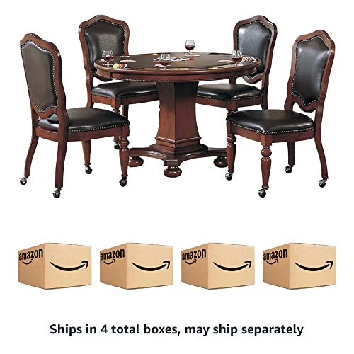 Sunset Trading Bellagio 5 Piece Poker Table Set