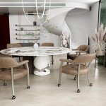 Roller Poker Table Chairs with Casters & Arms