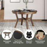 Hillsdale Furniture Cooper Wood Poker Game Table Brown