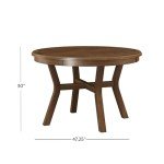 Hillsdale Furniture Cooper Wood Poker Game Table Brown