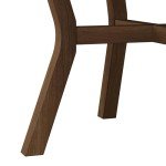 Hillsdale Furniture Cooper Wood Poker Game Table Brown