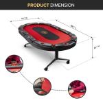 Triton Premium Foldable Poker Table for 10 Players