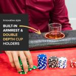 Triton Premium Foldable Poker Table for 10 Players