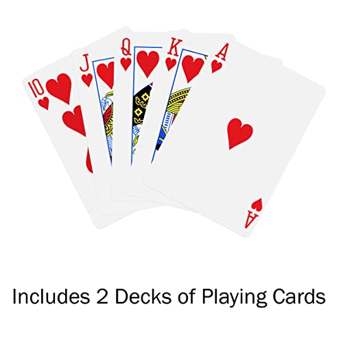 Trademark Poker Texas Traveller Table Top with Chip Set