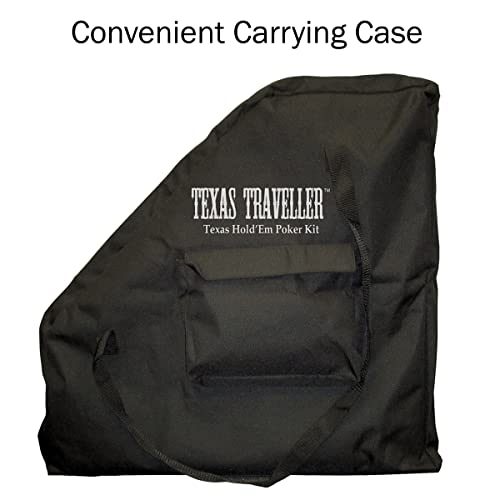 Trademark Poker Texas Traveller Table Top with Chip Set