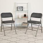 Flash Furniture 4 Pack Premium Curved Folding Chairs